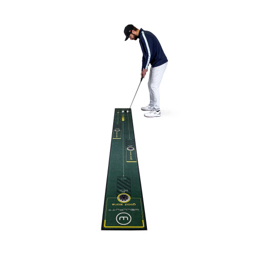 WELLPUTT - Golf Training Putting Mat - 3m Start 2.0 2