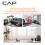 CAP Barbell Standard 1-Inch Weight Plate Storage Tree Rack | Black 8