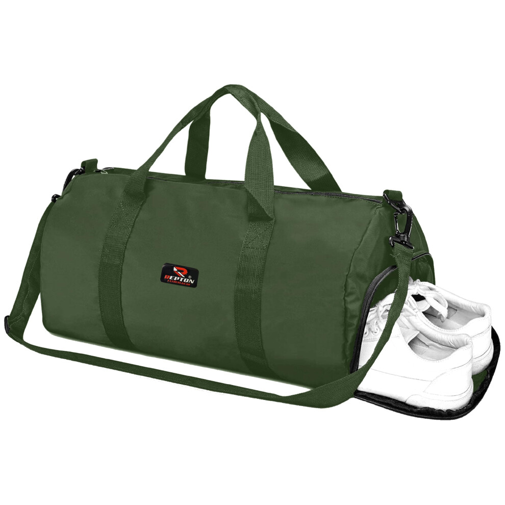 Photos - Golf Gym Duffle Bag with Shoe Compartment Foldable Men Women Travel Fitness Holdall Sports Bags - Shoulder Strap Swimming Basketb