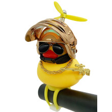 Duck Bike Bell Rubber Duck Bicycle Bell and Headlight Bike Light Bike Accessories Handlebar Decoration