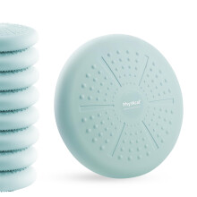 PhysKcal Blue 8 pcs 33x2'' Wobble Cushion Balance Disc, Wiggle Seat Stability Cushion for Physio, Posture & Fitness, Flexible Seating, Sensory Cushio