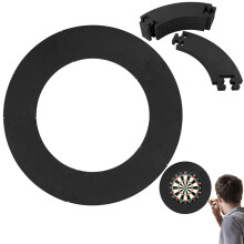 imatenn Dartboard Surround, EVA Dart Board Surround Ring, 5pcs Darts Surround Ring, Dart Board Wall Protector fits 18in 45cm Standard Dartboards, Dar