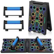 Flintronic 24 In 1 Push Up Board for Men & Women, Foldable Push Up Board, Multifunctional Push up Board, Suitable for training the muscles of the upp