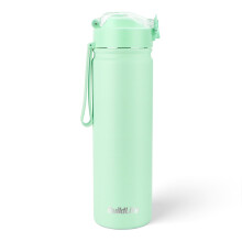 BuildLife 720ML Insulated Water Bottle with Straw,Leak Proof Double Walled Stainless Steel Metal Sports Water Bottles, BPA Free,Dishwasher Safe,Drink