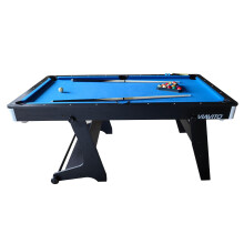 VIAVITO PT100X Folding Pool Billiards Table with Accessories, Space Saving Steady Portable Family Leisure Game Table Set for Kids & Adults w/Cues, Ba