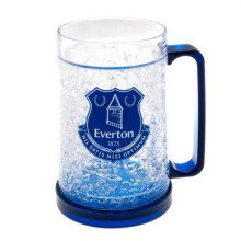 Everton FC Official Football Crest Freezer Mug (One Size) (Clear/Blue)