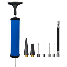 HRLORK 9 Pcs Football Pump Ball Pump with Needle Stainless Ball Inflation Portable Inflating Needle Valve Adapter for Football Basketball Volleyball