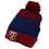 West Ham Fade Design Bobble Hat Blue/Red 1