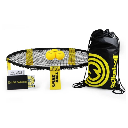 Spikeball 3 Ball Game Set - Includes 3 Balls, Drawstring Bag, and Rule Book