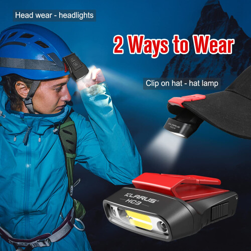 klarus HC3 Rechargeable Motion Sensor Cap Visor Light 1