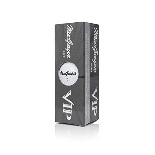 MacGregor VIP Soft Pack Of 12 Golf Balls, White 2