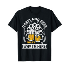 Dart Player Dart Board One Dart Competition Arrow Darting T-Shirt