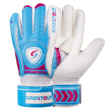 SPORTOUT Youth Adult Goalie Goalkeeper Gloves,Football gloves, Strong Grip for The Toughest Saves,With Finger Spines For Men, Women, Boys, Girls & Ju