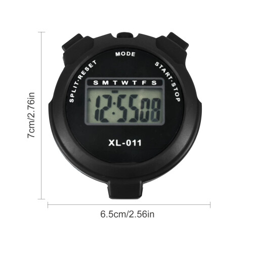 BEHAHAI Digital Sports Stopwatch Timer Stopwatch Large Display Interval Tra 1