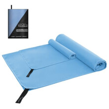 Style Slice Microfibre Towel Set Quick Dry Lightweight Super Absorbent Travel Towel Sports Beach Gym Camping Hiking Drying Pets, Blue-2 Set (200x100c