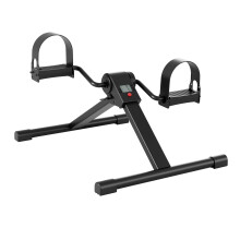 Superun Pedal Exerciser - Mini Exercise Bike with LCD Display - Under Desk Bike with Adjustable Resistance Leg Foot Pedal Exerciser for Home Office A
