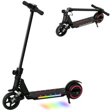 SPORTNOW Electric Scooter for Kids, Foldable E Scooter for Age 6-14 with Dual Brakes, Up to 14 KM/H, Maximum Range 6 KM, 6.8kg Lightweight, Front Sus
