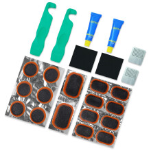 cycletour Bike Puncture Repair Kit, Puncture Repair Kit Bike Tyre Comes with High Strength Tyre Levers for Bicycles and Puncture Repair Patches, Bicy