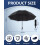 Victoper Umbrella Golf Folding Windproof Large 54 InchLarge Umbrella Double 2