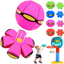 HOIDOKLY 2026 New Magic Bouncing Ball, Magic Meta Ball, Dual Form Freely Switchable Magic Ball Toy with 6 Light, Parent-Child Interaction Suitable fo