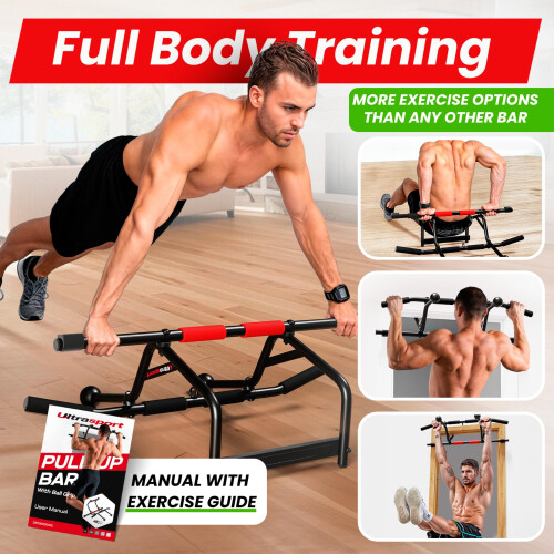 Ultrasport Pull-up bar door frame for hanging without drilling - pull-up bar, door bar for pull-ups, pull-up bars 1