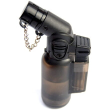 PROF Angled Neck, Blowtorch, Windproof, Electronic, Refillable, Jet Lighter, Gas Turbo, Red, Blue, Green, Black,