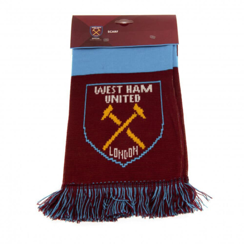 West Ham United Official Crest Bar Scarf 2