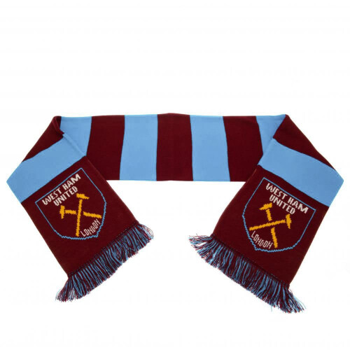 West Ham United Official Crest Bar Scarf 1