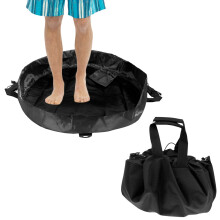 Dawitrly Wetsuit Changing Mat, Durable Waterproof Surf Change Mats Carrying Diving Suit Dry Bag with Pocket and Handle Straps for Surfers, Kayakers,