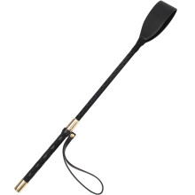 Zhichengbosi Black Crop for Horse With AntiSlip Grip Gel Handle