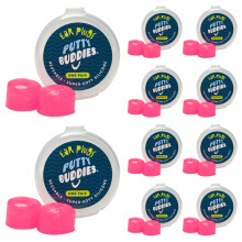 Putty Buddies Super Soft Comfortable Original Swimming Earplugs for Kids (Block Water) 10-Pair Magenta