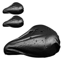 YHT 3 Pack Waterproof Bike Seat Rain Cover Water and Dust Resistant Bike Saddle Cover with Elastic Water Proof and Dust Proof for Journey and Travel