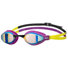 ARENA Unisex Adult Air-Speed Anti-Fog Racing Swim Goggles for Men and Women Fogless Mirror Lens Unique Air Seals Technology Lap Swimming Pool Goggles