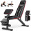 Weight Bench Foldable Adjustable Bench press with Leg Extension Preacher Pa 1