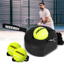 BOOSTEADY Premium Tennis Trainer Rebound with Metal Base,Portable Solo Tennis Trainer Set with 3 Highly Elastic String Balls,Practice for Adult kids