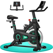 DMASUN Exercise Bike Professional with Large Tablet Holder & LCD Display, Quiet Indoor Cycling Bike for Home Use, 0-100% Resistance Spin Bike with 35