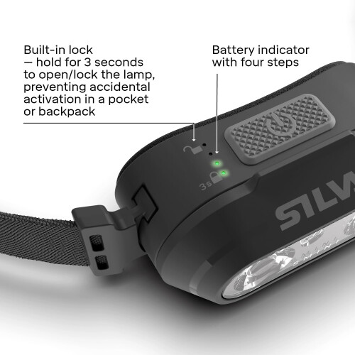 Silva Silva Head Torch Battery Powered  Rechargeable USBC  Smini LT  44 Grams  25 2