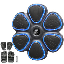 Besserite Upgraded Music Boxing Machine for Adults & Youths- 9-Speed Smart Punching Machine with Beat-Chasing Lights, 2 FREE Gloves | Wall-Mounted Ho