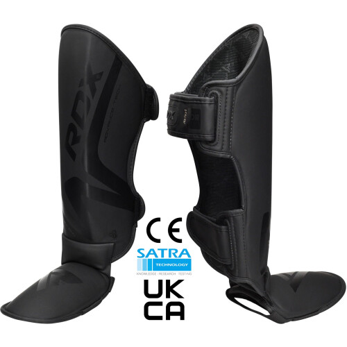 RDX Shin Guard MMA Fighting Boxing Training Protective Gear  Matte Black Co 2
