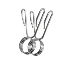 PhysKcal Spring Barbell Collars 50mm (Pair) Silver Chrome Clips Clamps Suitable for 2 Inch Diameter Olympic Barbells Bars and Dumbbells Tight Grip Fi