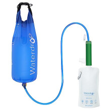 Waterdrop Water Filter Camping, Personal Water Filter Straw with Gravity Water Bag, 0.01 Micron Water Filtration System Drinking Water Purifier for E