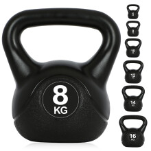 Panana Core Balance Kettlebell, HDPE Coated Kettle Bell Weights for Strength Training, Kettle Bells for Home Gym Fitness, 6KG, 8KG, 10KG, 12KG, 14KG,