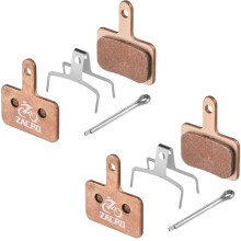 Zacro Bike Brake Pads, 2 Pairs Semi-Metalli Bicycle Disc Brake Pads Fit for Tektro Shimano TRP Br-M575 B01s Mt200 M525 M515 T615 T675 M505 M495 M486