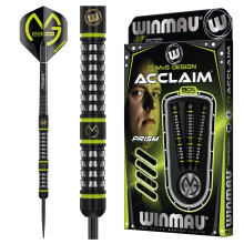 WINMAU Darts MvG Acclaim 25g Professional Steeltip Tungsten Darts Set with
