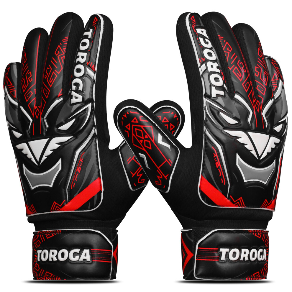 Toroga Football Goalkeeper Gloves For Boys Kids Children Youth Soccer Goali