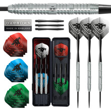 Harrows Sabre 90 Tungsten Steel Tip Darts Set – Professional Precision 21g