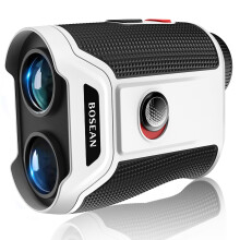 BOSEAN Golf Range Finder with Slope Switch, Pin Lock Vibration, Magnetic and Scan Mode with 7x magnification, High definition transparent screen, 120