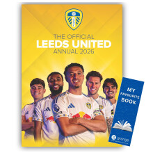 Leeds United Official Annual 2026, Hardcover Championship Season Review Book with Team Profiles, Puzzles and Quiz, includes Free Bookmark