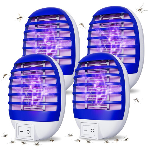Fly Zapper, Μπλε Φώτα Εσωτερικού Χώρου για Ασφαλή και Αποτελεσματική Καταπολέμηση 1