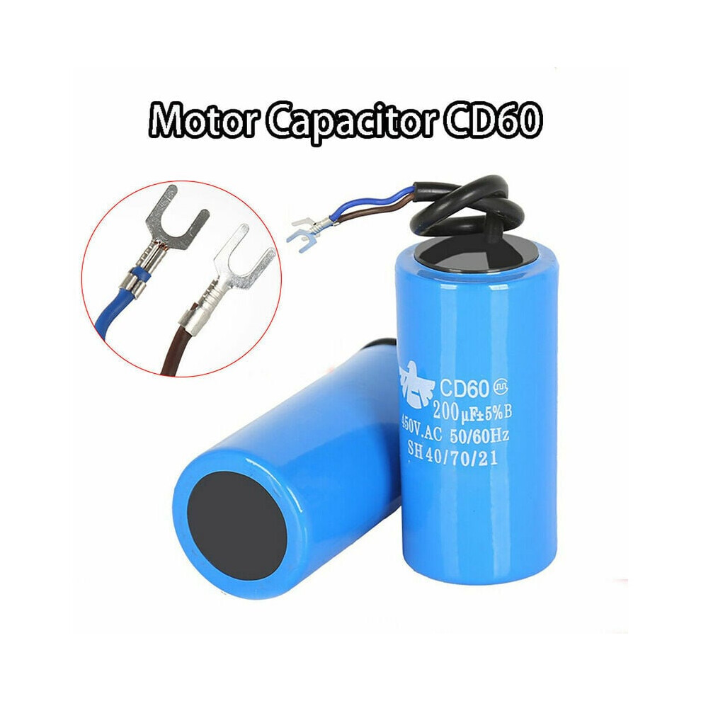 Electric Motor Run Capacitor, Reliable And Safe Flame-Retardant Plastic Shell Protects Internal Components, High-Performance For Widespread 9169997163400